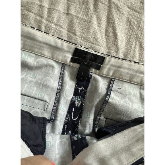 J Crew Martie Slim Crop Pant Size 6 Cotton - Picture 7 of 7